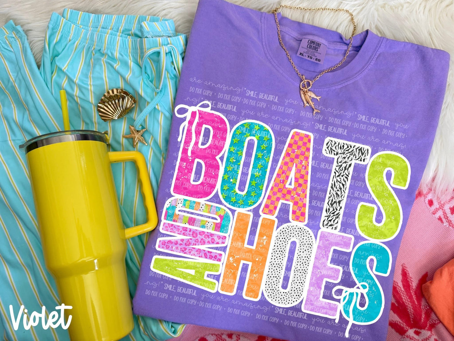 Boats and Hoes DTF Transfers