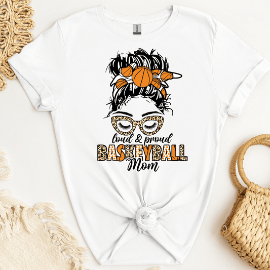 Loud and Proud Basketball Mom DTF Transfer