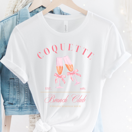 Coquette Brunch Club DTF Transfer
