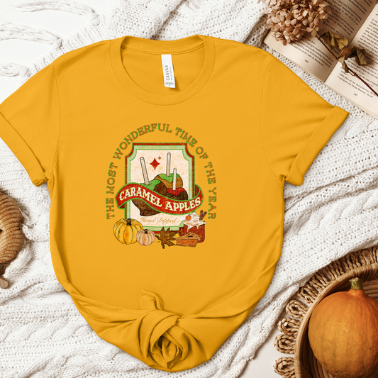 Caramel Apples DTF Transfer