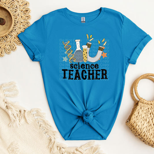 Science Teacher - Vial & Magnet DTF Transfer