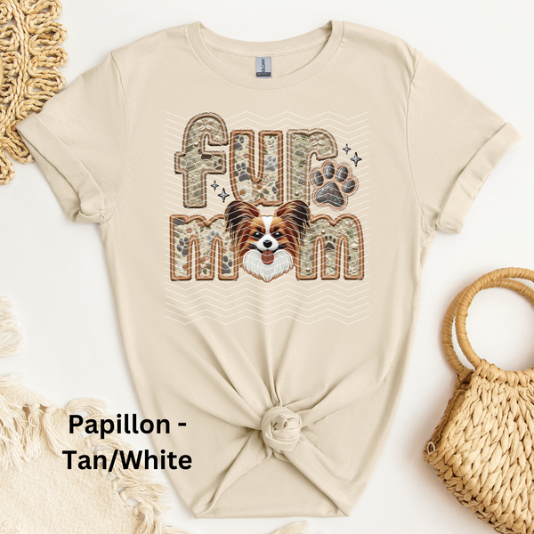 Papillon - Tan/White DTF Transfer