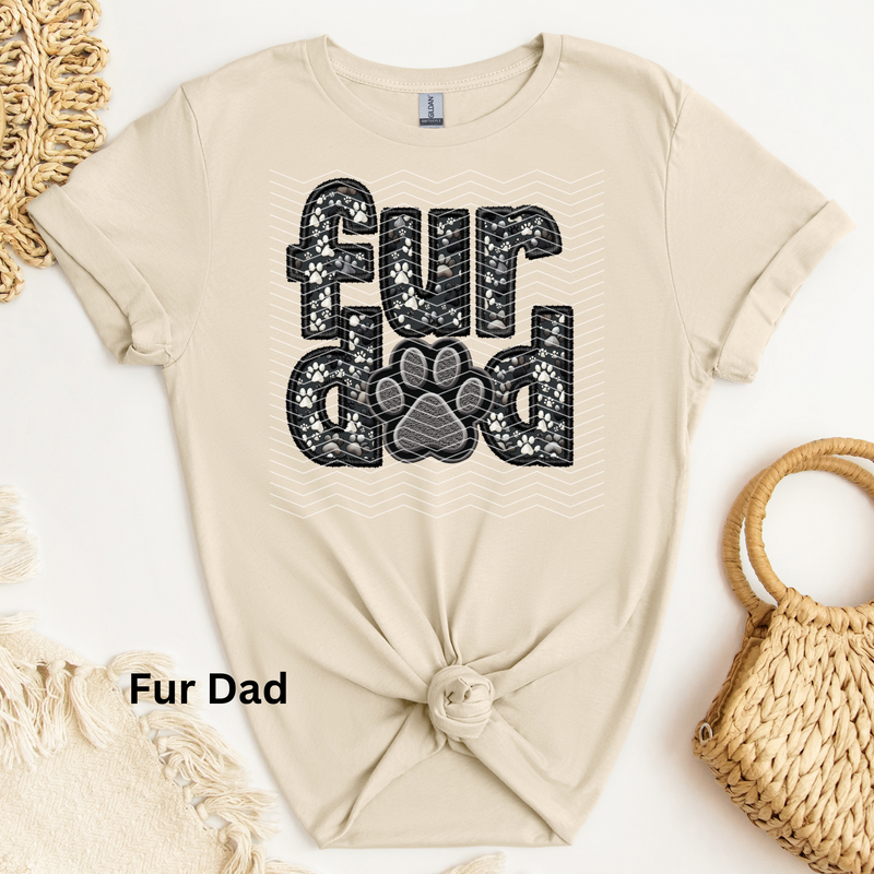 Fur Dad DTF Transfer