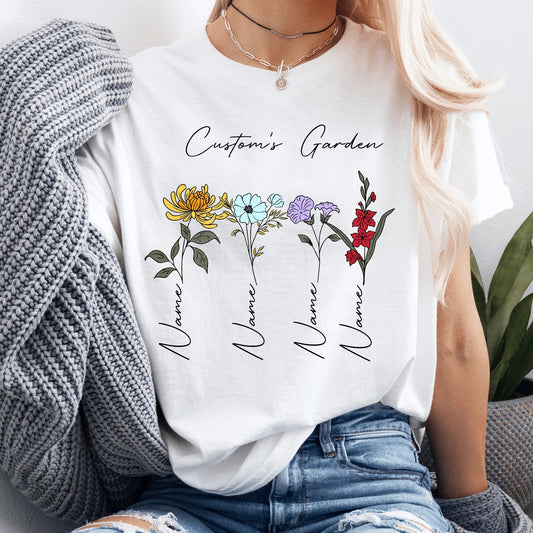 Custom’s Garden *Custom- leave months & names in checkout notes*