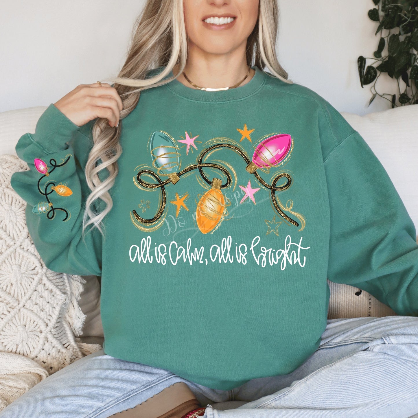 All is Calm, All is Bright DTF Transfer