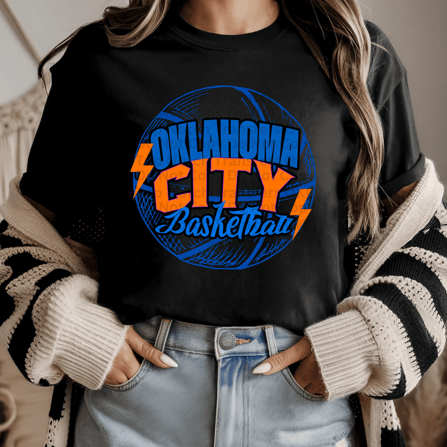 Oklahoma City Basketball DTF Transfer