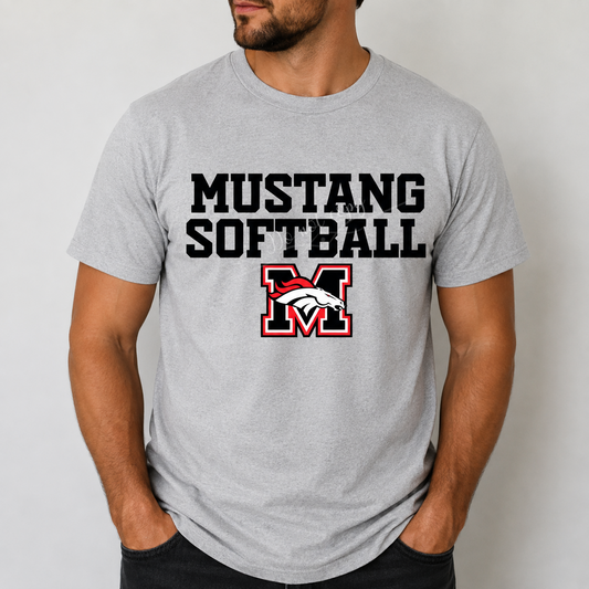 Mustang Softball DTF Transfer