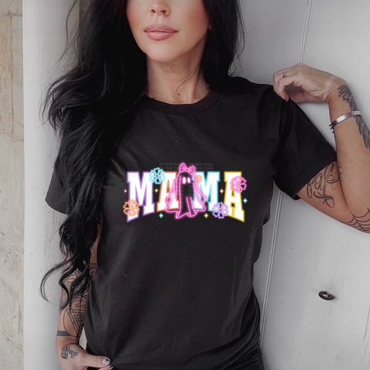 Neon Ghost Mama DTF Transfer