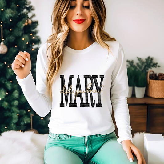 Mary Did You Know? DTF Transfer