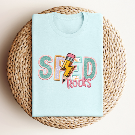 SPED Rocks (girl) - School Rocks DTF Transfer
