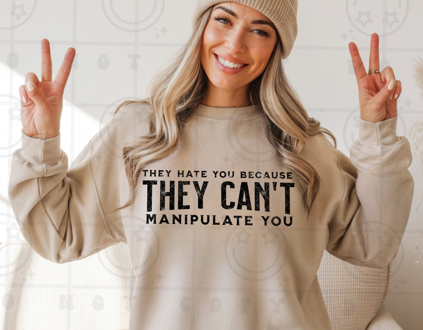 They Hate You Because They Can’t Manipulate You DTF Transfer