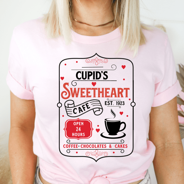 Cupid's Sweetheart Cafe DTF Transfer
