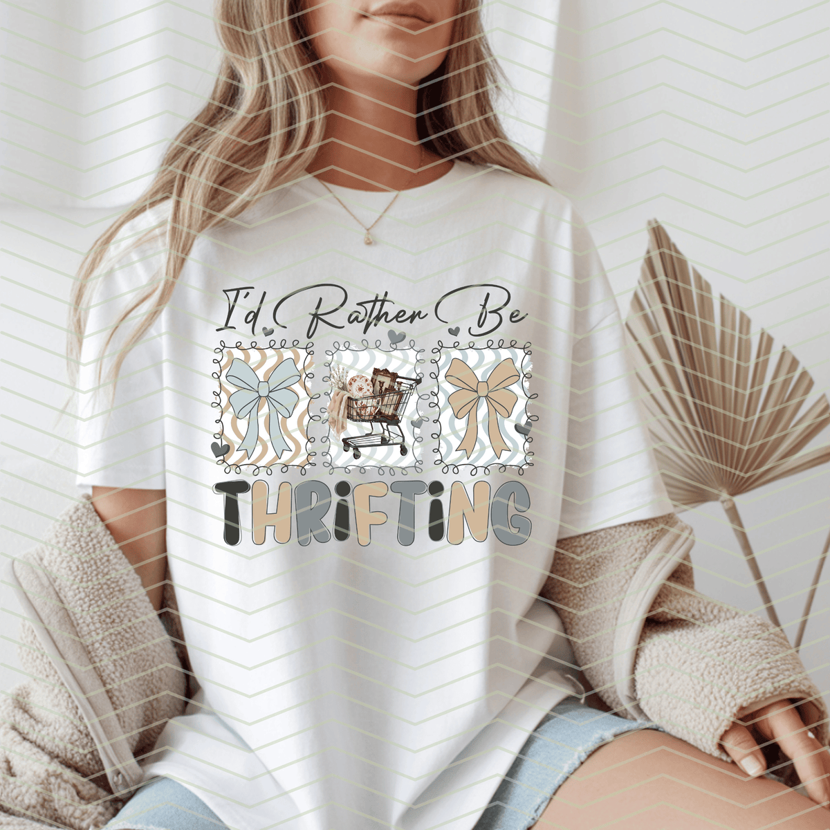 I’d Rather Be Thrifting DTF Transfer