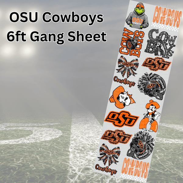 6ft Cowboys Gang Sheet