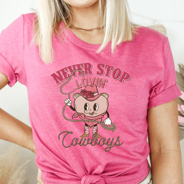 Never stop lovin' Cowboys DTF Transfer