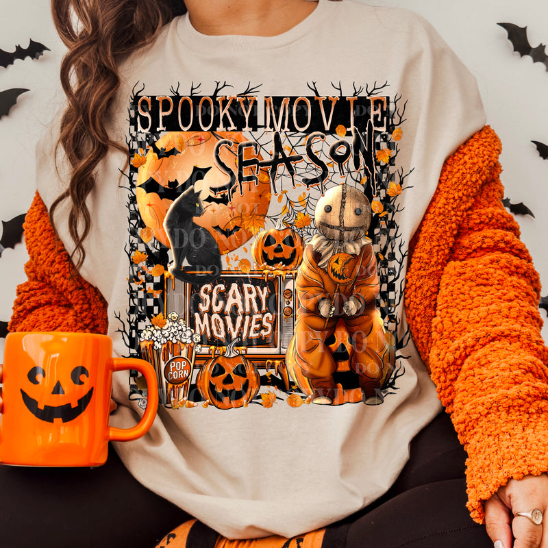 Spooky Movie Season 2*Optional long sleeve design* DTF Transfer