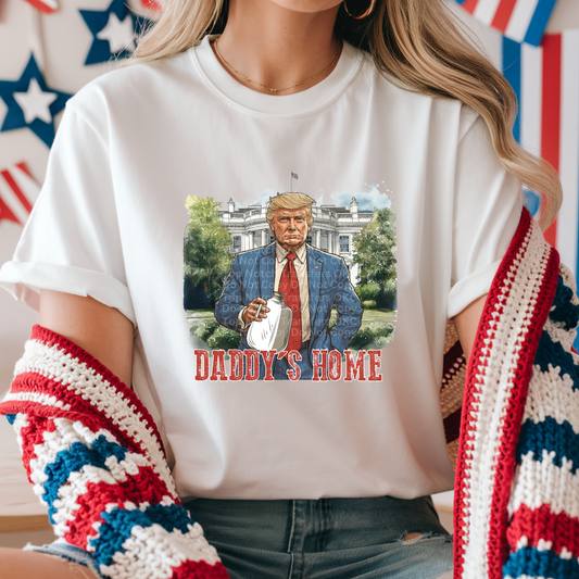 Daddy's Home with Milk DTF Transfer