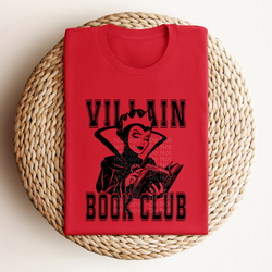 Villain Book Club Queen DTF Transfer