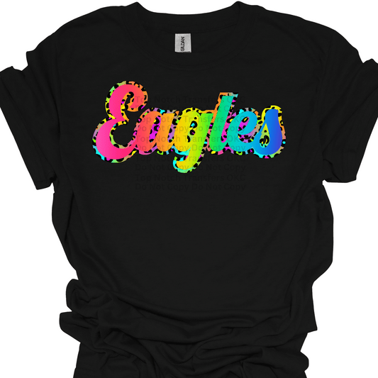 Rainbow Eagles DTF Transfer