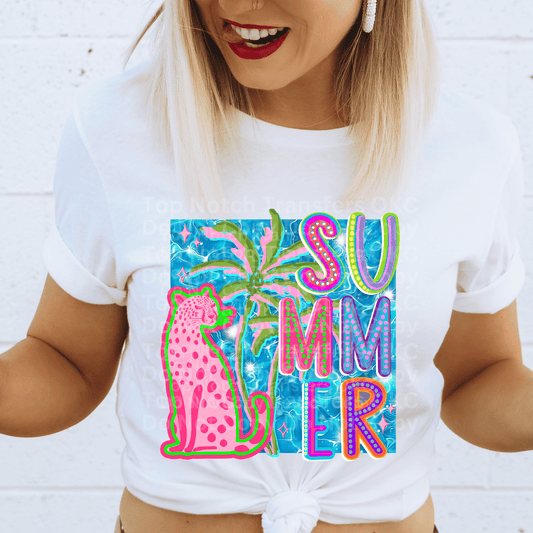 Preppy Summer DTF Transfer