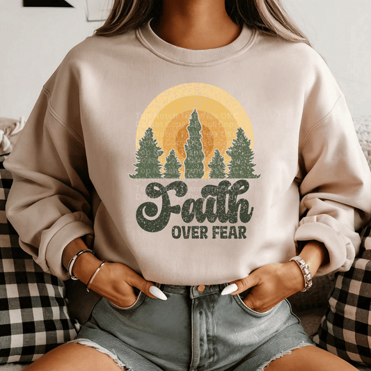 Faith Over Fear DTF Transfer