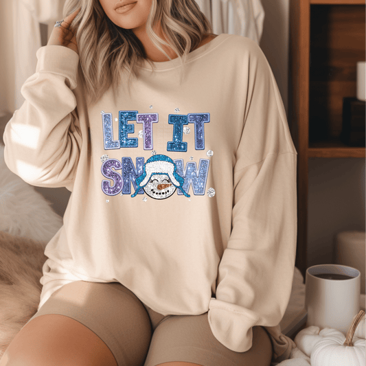 Let it Snow DTF Transfer