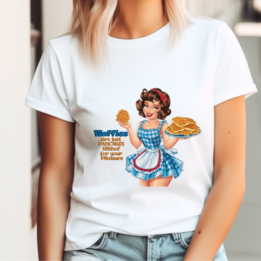 Waffles Are Just Pancakes DTF Transfer