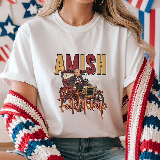Amish for Trump DTF Transfer