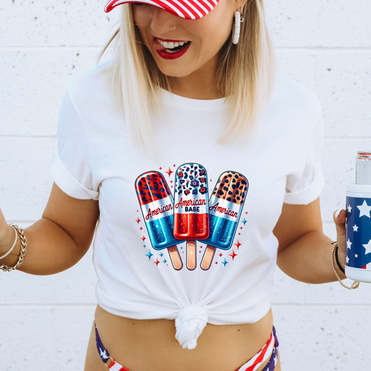 Popsicles American Babe DTF Transfer