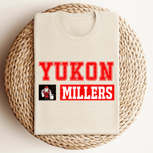 Yukon Millers 3 DTF Transfer