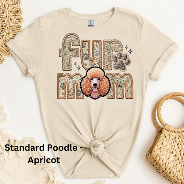 Standard Poodle - Apricot DTF Transfer