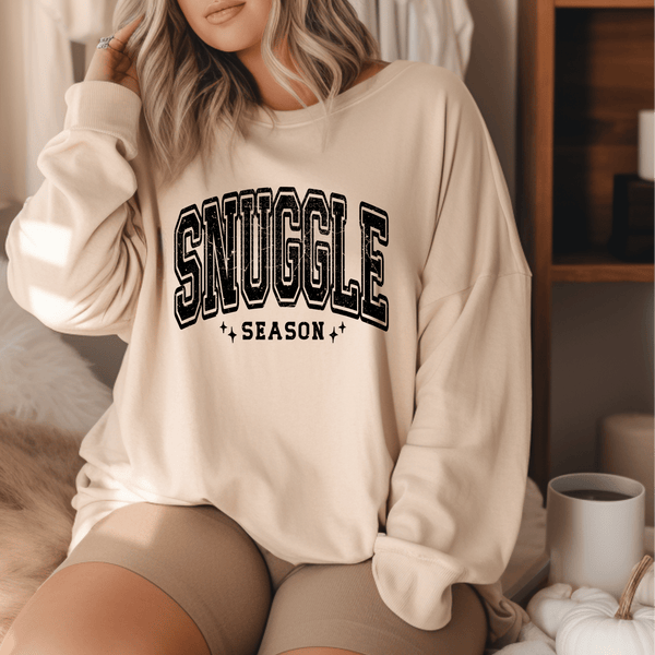 Snuggle Season Distressed Black DTF Transfer