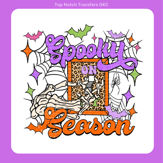 Spooky ON/OFF DTF Transfer