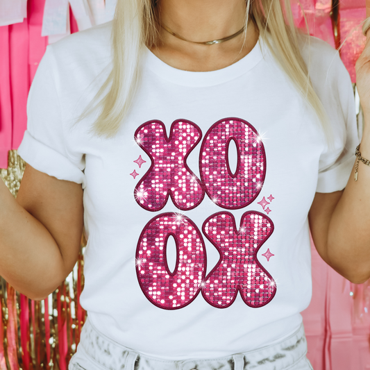 XO’s Faux Sequins DTF Transfer