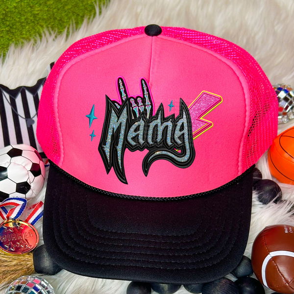 Mama Skeleton Love sign/Pink Bolt DTF Transfer