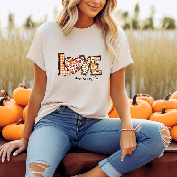 Fall Love #Grannylife DTF Transfer