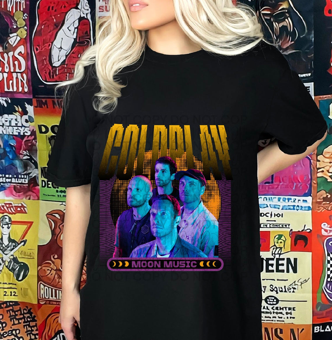 Cold_Play DTF Transfer