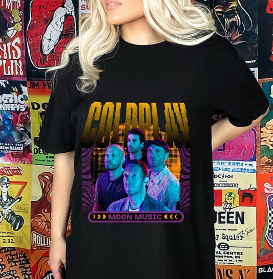 Cold_Play DTF Transfer