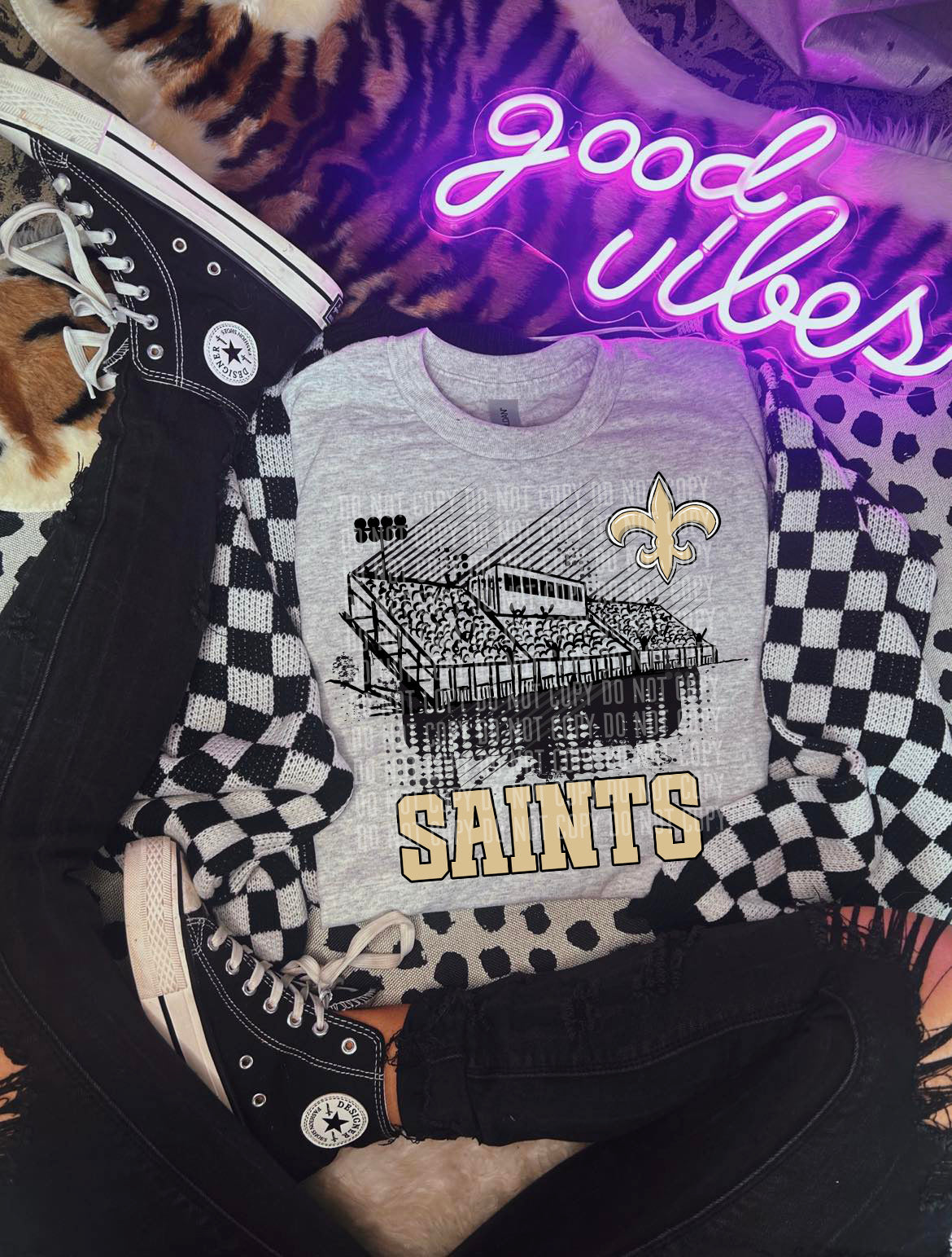 Saints DTF Transfer