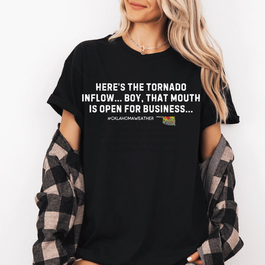 Mouth Open For Business- White DTF Transfer