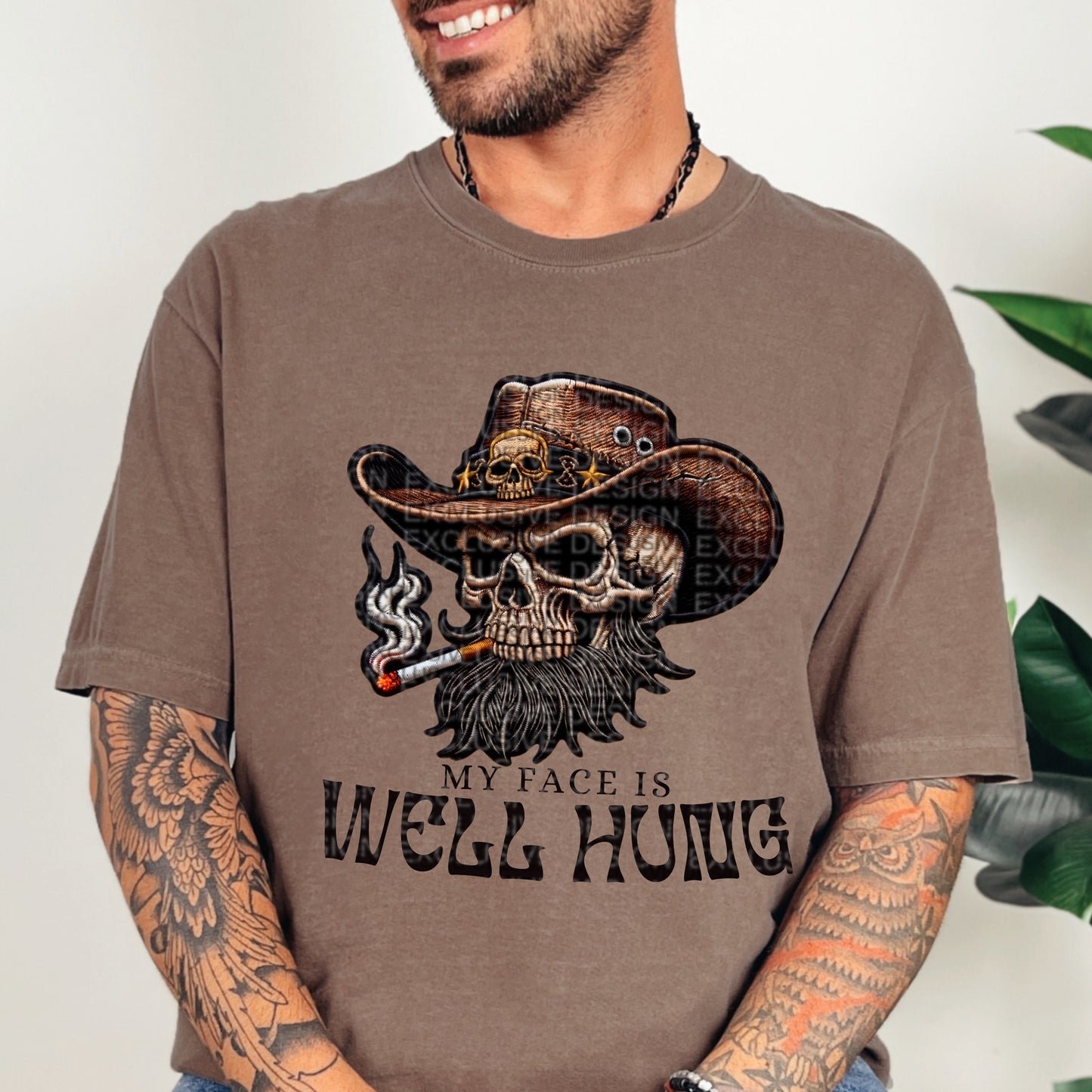 My Face Is Well Hung DTF Transfer