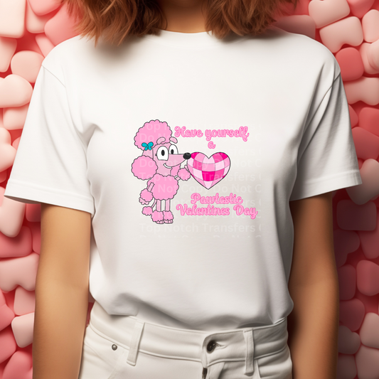 Pawtastic Valentines Day DTF Transfer