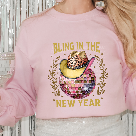Bling In the New Year DTF Transfer