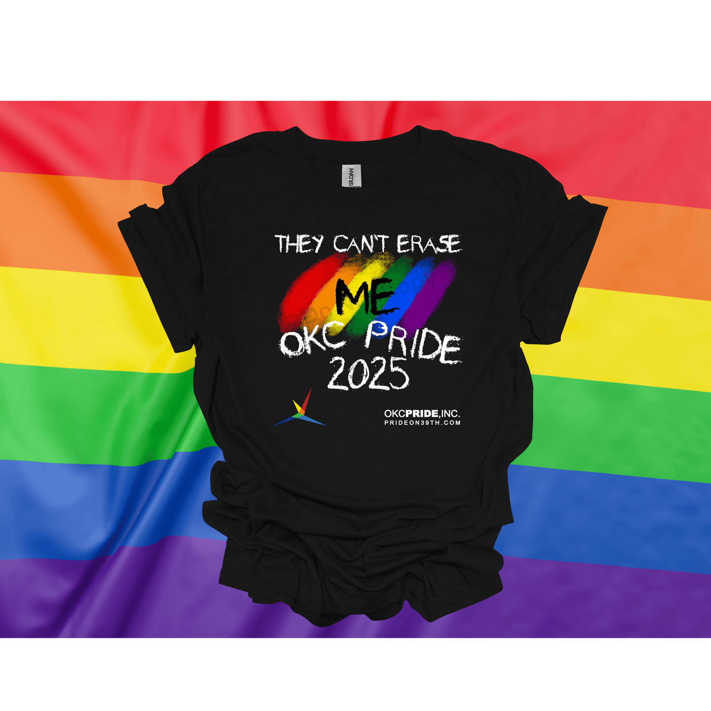 2025 OKC Pride T-Shirt- They Can’t Erase Me