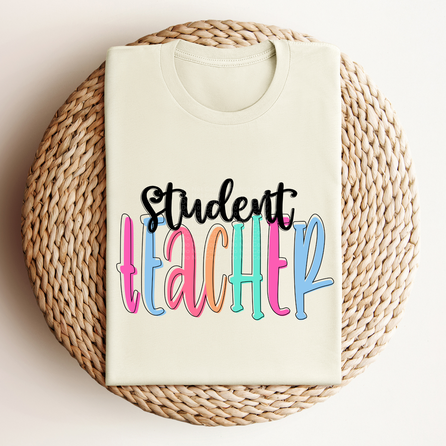 Student Teacher - Colored Names/Occupations DTF Transfer