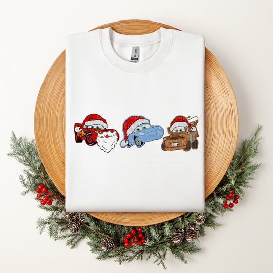 Christmas Carz DTF Transfer