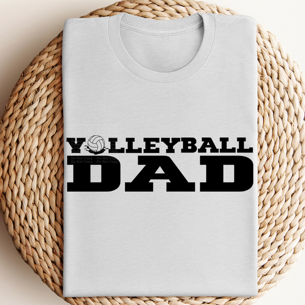 Volleyball Dad Black DTF Transfer