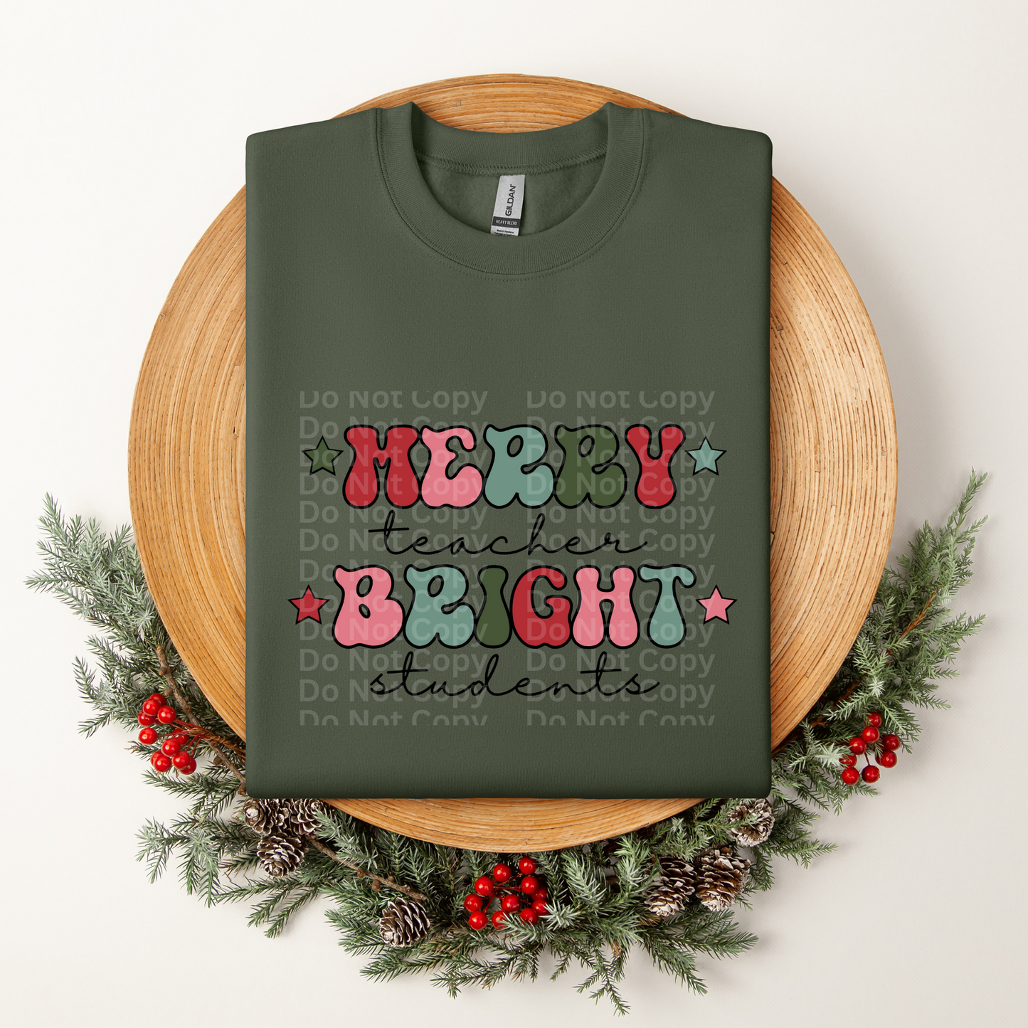 Merry Teacher, Bright Students DTF Transfer