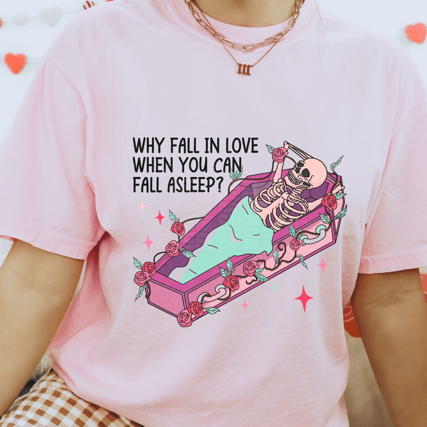 Why fall in love, when you can fall asleep DTF Transfer