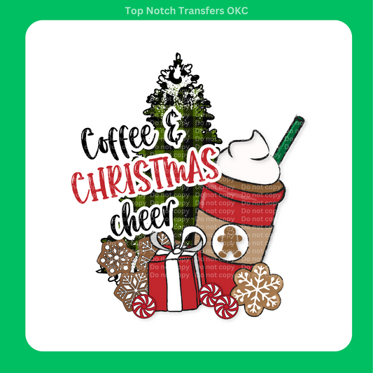 Coffee & Christmas Cheer DTF Transfer
